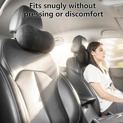 Car Neck Pillow Seat Ergonomic Design Memory Foam (2 Count)