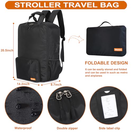 Stroller Travel Bag Compatible with GB Pockit Air Plus All Terrain and GB Pockit + All City