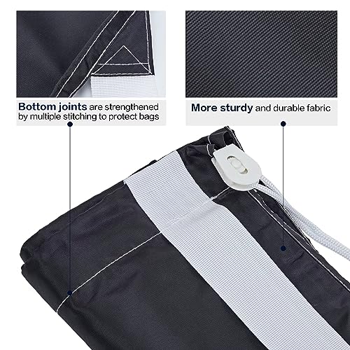 2 Pack XL Nylon Laundry Bag with Strap (2 Count)