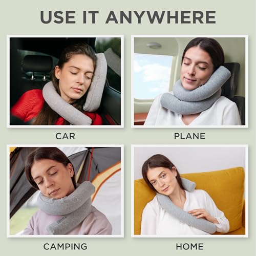 Twist Memory Foam Travel Pillow for Neck