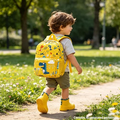 Little Kids Cartoon Backpack For 3