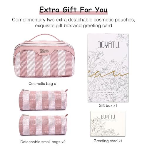 Travel Makeup Bag Organizer Cosmetic Bag (3 Count)