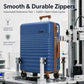 Carry On Luggage 22x14x9 Airline Approved Suitcase with Wheels