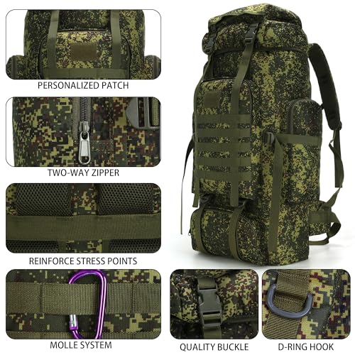 Hiking Backpack for Men 70L