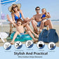 Neoprene Multipurpose Beach Bag Tote with Inner Zipper Pocket
