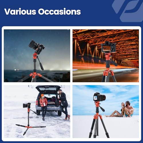 59" Carbon Fiber Travel Tripod