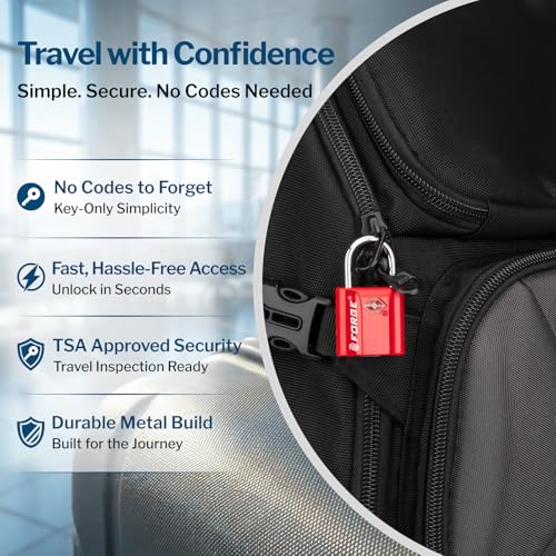 1''x1'' TSA Approved Luggage Locks (2 Count)