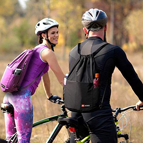Waterproof Drawstring Gym Backpack Bag for Men & Women