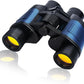 20x50 High Powered Binoculars for Adults, Waterproof Compact Binoculars with Low Light Vision for Bird Watching Hunting Football Games Travel Stargazing Cruise with Carrying Bag