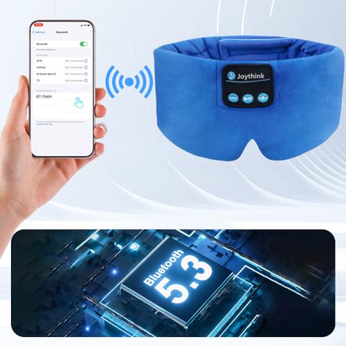 Sleep Headphones Bluetooth Headband Sleeping Eye Mask Kids Children Soft Wireless Sleep Headphones for Women Men Silk Speaker Bluetooth Earbuds for Side Sleeper Music Mask Cool