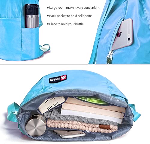 Waterproof Drawstring Gym Backpack Bag for Men & Women