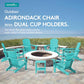 Outdoor Adirondack Chair Set of 2 with Cup Holders (2 Count)