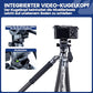 64" Video Camera Tripod with Fluid Head for Smooth Panning