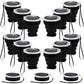 12 Pcs Silicone Collapsible Cup with Lid (12 Count)