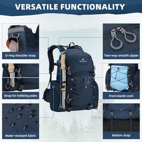 40L Waterproof Hiking Backpack