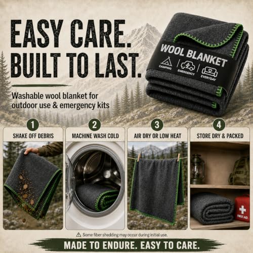 JMR Wool Camping Blanket