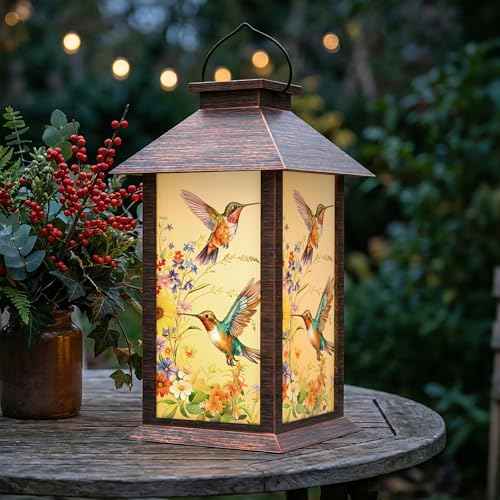 Hummingbird Solar Lanterns Outdoor Waterproof