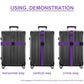 Luggage Straps for Suitcases TSA Approved Travel Belt by Chelmon (4 Count)
