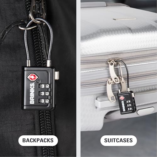 TSA Accepted Indicator Luggage Lock (4 Count)