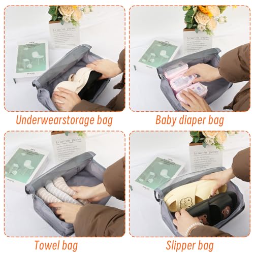 6Pack Small Mesh Packing Cubes Travel (6 Count)