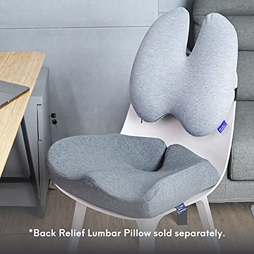 Cushion Lab Patented Pressure Relief Seat Cushion for Long Sitting Hours on Office & Home Chair