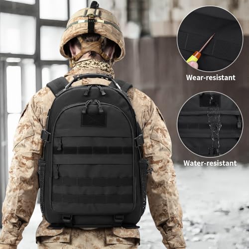 Military Tactical Backpack 40L Large Army 3 Day Assault Pack Molle Bag Backpacks WR Hunting Rucksack Assault Pack