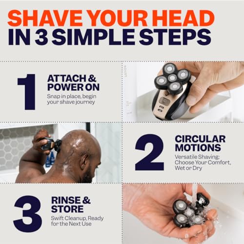 FlexSeries Electric Head & Body Hair Shaver