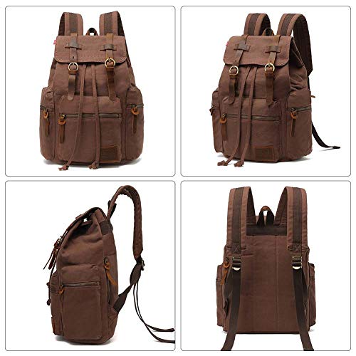 High Capacity Canvas Vintage Backpack