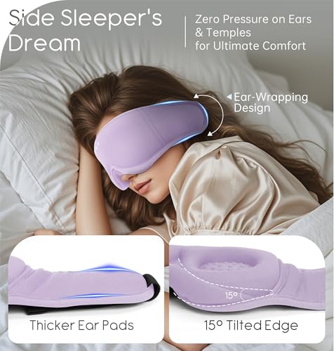 Sleep Mask with Headphones Bluetooth 5.4