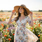 Women Wide Brim Bow Straw Hat Floppy Foldable Beach Sun Hat Roll up Cap UPF 50+