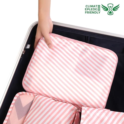 8 Set Packing Cubes Luggage Packing Organizers for Travel Accessories