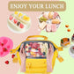 Yellow Lunch Box for Women Insulated Lunch Bag for Young Ladies Lunch Tote Bag