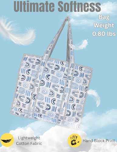 100% Cotton Quilted Tote Bag For Women