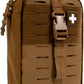 MY MEDIC MyFAK PRO First Aid Kit Bag - Emergency Survival Essentials, Medical Accessories, Rescue Necessities & Supplies for Home, Car, Boat or Travel - Coyote