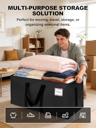 Supports 200lbs Heavy Duty Moving Bags (4 Count)