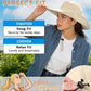 UPF 50+ Wide Brim Sun Hat with Neck Flap