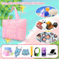 Mesh Beach Bag with Zipper