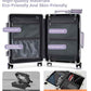 Aluminum Frame Wide Handle PC Carry On Luggage