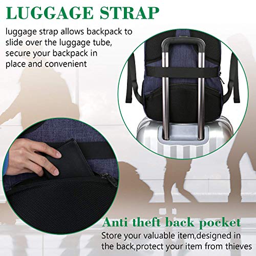 Blue Laptop Backpack