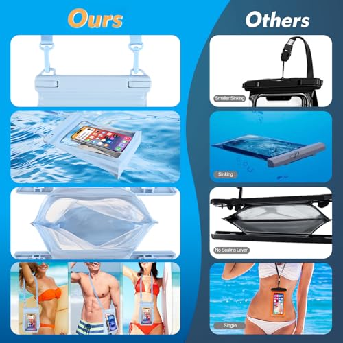 Large Waterproof Phone Pouch Floating