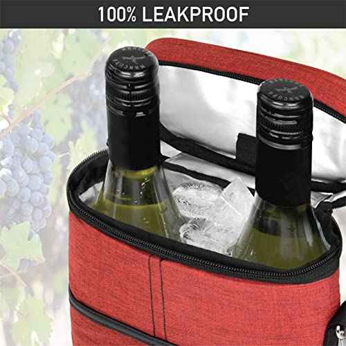 2 Bottle Wine Carrier Tote