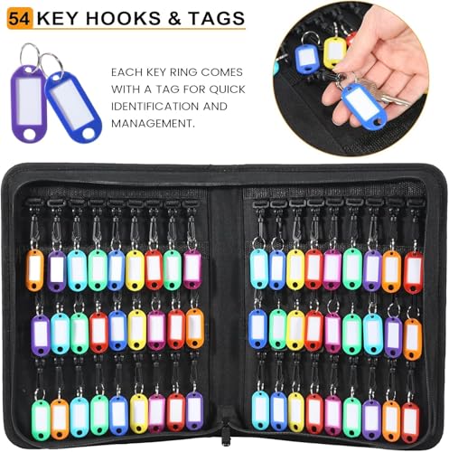 Portable Zippered Key Organizer