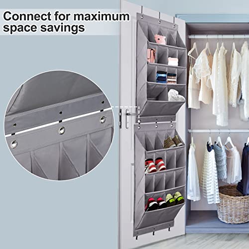 2 Pack Over the Door Shoe Organizers (2 Count)