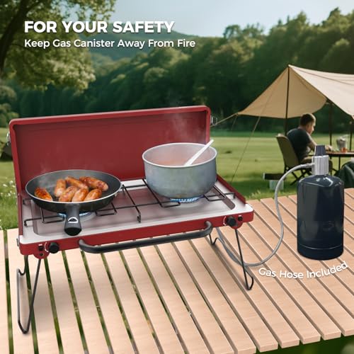 CAMPLUX Safari 2 Burner Propane Camping Stove 20