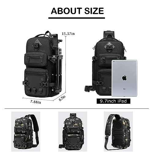 Tactical Backpack Chest Sling Bags for Men