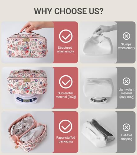 Travel Makeup Bag for Women