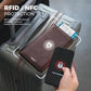 Passport Wallet for Travel RFID Blocking Premium Leather