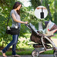 Non Slip Universal Stroller Organizer with Insulated Cup Holder