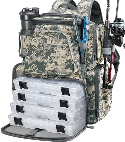 Fishing Backpack with 2 Rod Holders
