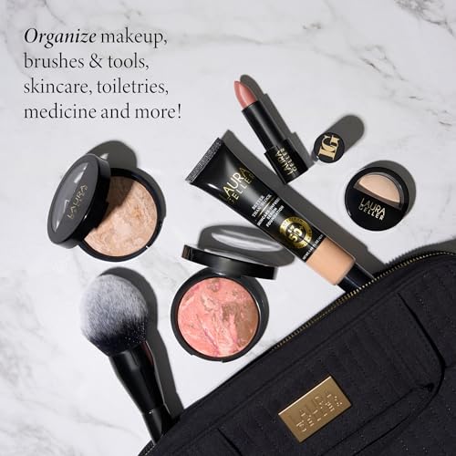 Quilted Folding Travel Makeup Bag